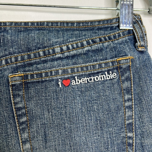 Abercrombie low rise Y2K vintage frayed jeans shorts - Picture 4 of 6